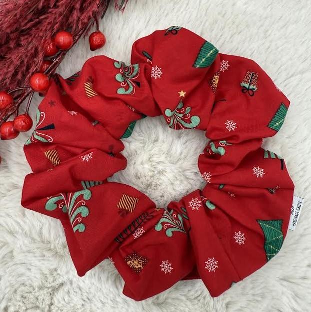 Scrunchie Jolly Red