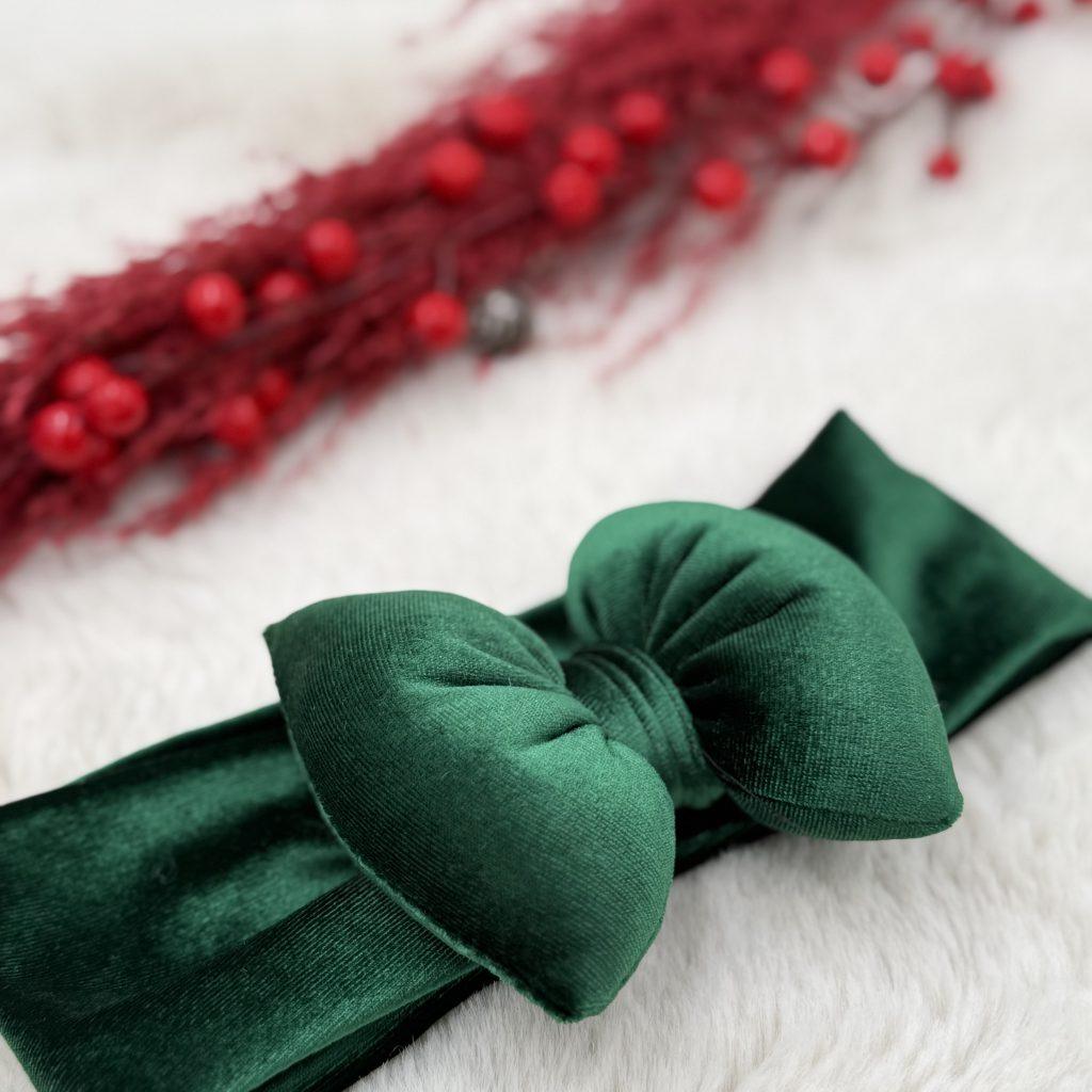 Twinkle Velvet Cypress Bow