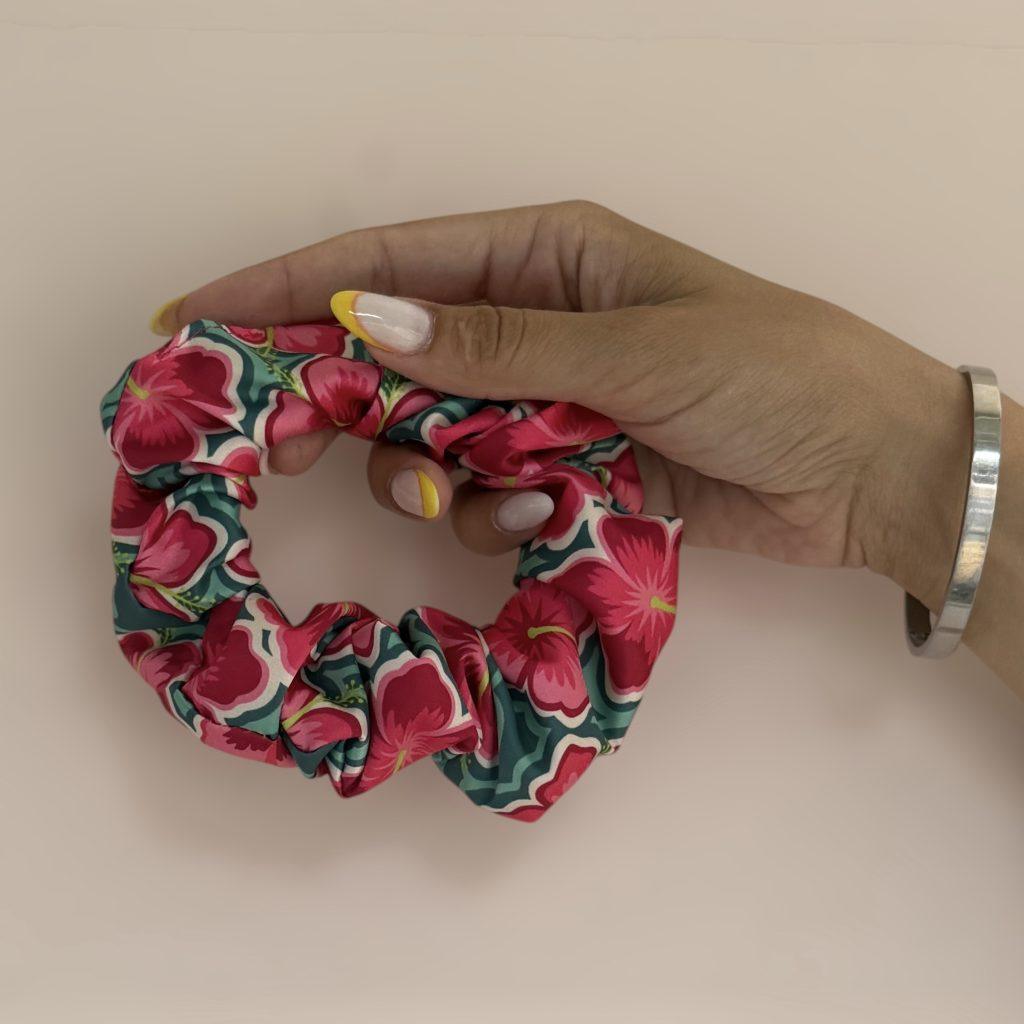 Tropical Bloom Scrunchie